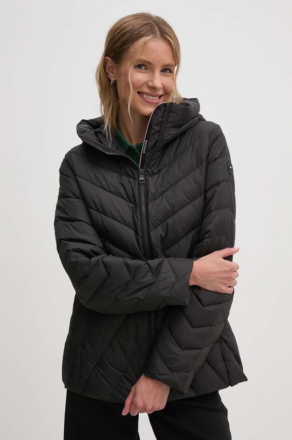 Tommy Hilfiger Pernata jakna Tommy Hilfiger za žene, boja: crna, za prijelazno razdoblje, WW0WW42623