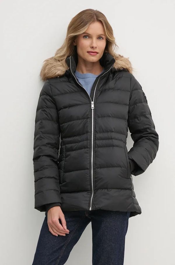 Tommy Hilfiger Pernata jakna Tommy Hilfiger za žene, boja: crna, za zimu, WW0WW42741