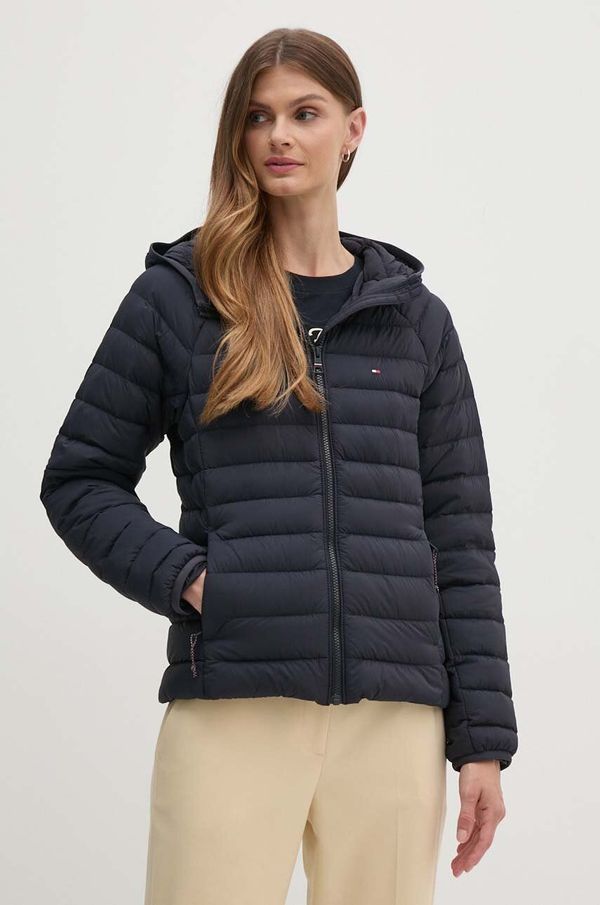 Tommy Hilfiger Pernata jakna Tommy Hilfiger za žene, boja: tamno plava, za prijelazno razdoblje, WW0WW42350