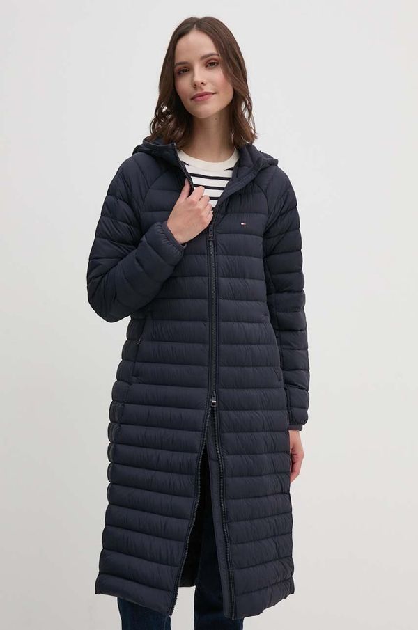 Tommy Hilfiger Pernata jakna Tommy Hilfiger za žene, boja: tamno plava, za zimu, WW0WW42349