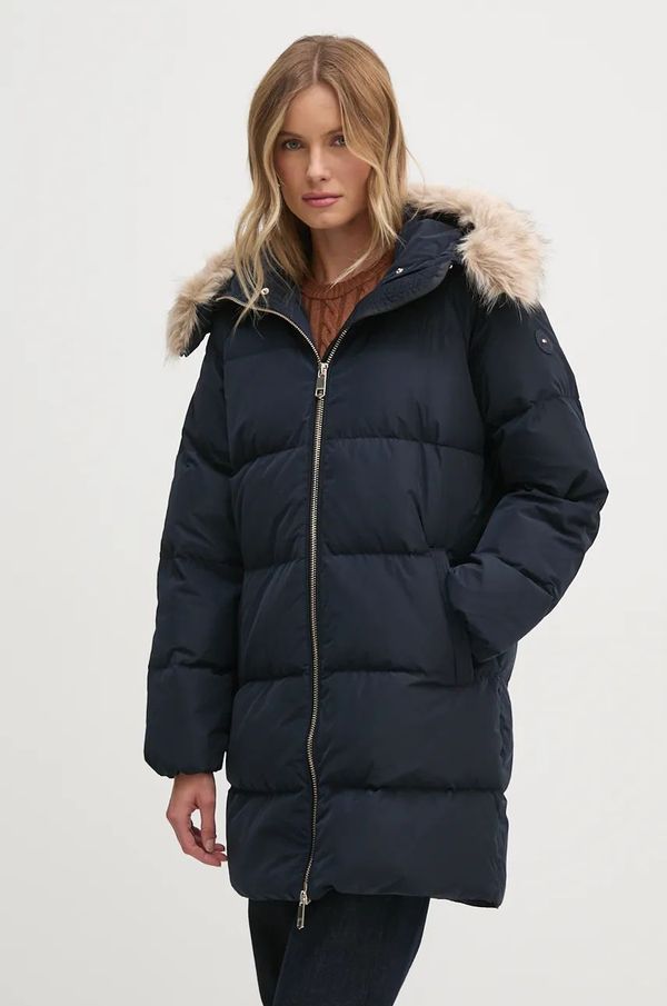 Tommy Hilfiger Pernata jakna Tommy Hilfiger za žene, boja: tamno plava, za zimu, WW0WW42743