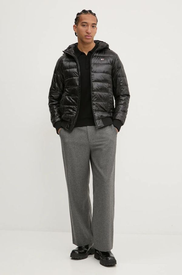 Tommy Jeans Pernata jakna Tommy Jeans za muškarce, boja: crna, za prijelazno razdoblje, DM0DM20659