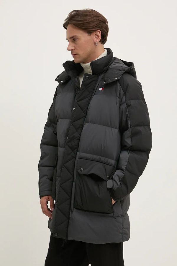 Tommy Jeans Pernata jakna Tommy Jeans za muškarce, boja: crna, za zimu, DM0DM19999