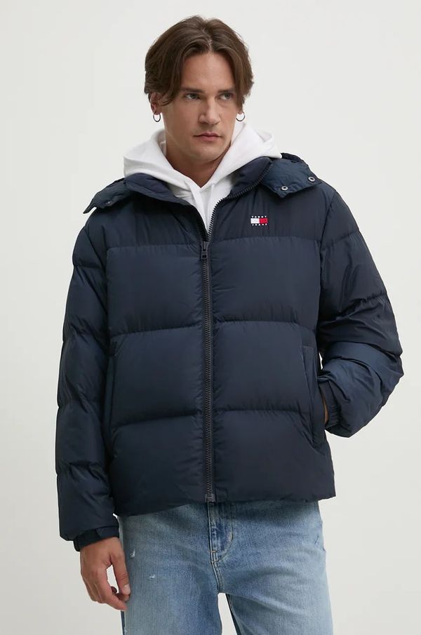 Tommy Jeans Pernata jakna Tommy Jeans za muškarce, boja: tamno plava, za zimu, oversize, DM0DM20479