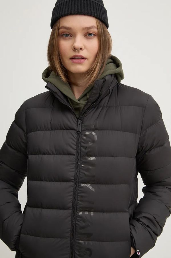 Tommy Jeans Pernata jakna Tommy Jeans za žene, boja: crna, za prijelazno razdoblje, DW0DW20388