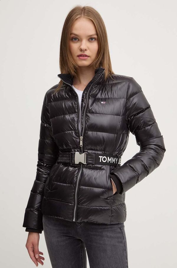 Tommy Jeans Pernata jakna Tommy Jeans za žene, boja: crna, za zimu, DW0DW18826