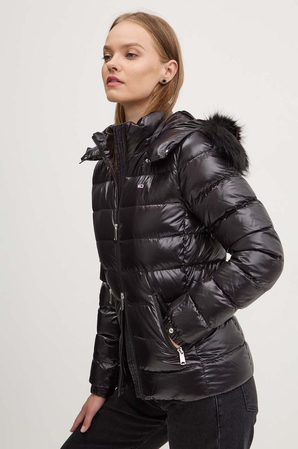 Tommy Jeans Pernata jakna Tommy Jeans za žene, boja: crna, za zimu, DW0DW19926