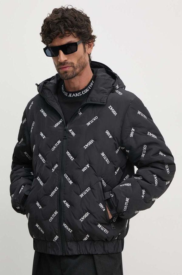 Versace Jeans Couture Pernata jakna Versace Jeans Couture za muškarce, boja: crna, za zimu, 77GAU406 CQD62