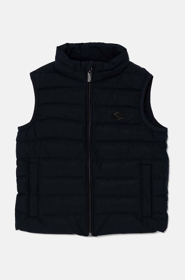 Emporio Armani Pernati dječji prsluk bez rukava Emporio Armani boja: tamno plava, 8N4BQ1 1NLRZ