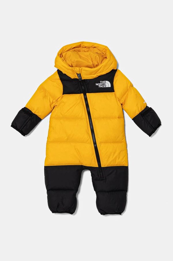 The North Face Pernati kombinezon za bebe The North Face BABY 1996 RETRO NUPTSE ONE PIECE boja: žuta, NF0A7WPF56P1