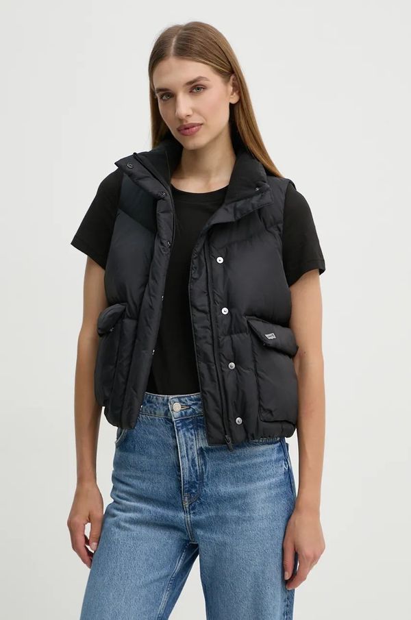 Levi's Pernati prsluk Levi's za žene, boja: crna, za zimu, A8526