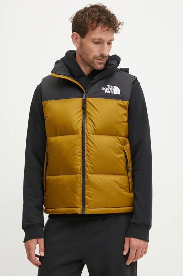 The North Face Pernati prsluk The North Face 1996 Retro Nuptse za muškarce, boja: zelena, za zimu, NF0A3JQQ5HO1