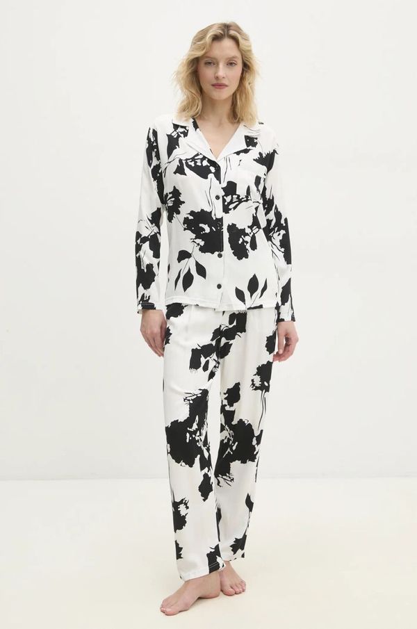 Answear Lab Pidžama Answear Lab za žene, boja: bijela