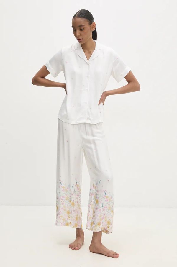 Answear Lab Pidžama Answear Lab za žene, boja: bijela