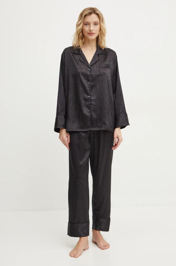 Answear Lab Pidžama Answear Lab za žene, boja: crna