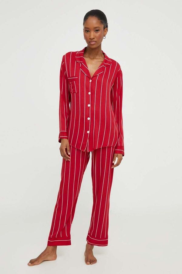 Answear Lab Pidžama Answear Lab za žene, boja: crvena