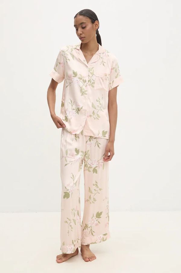 Answear Lab Pidžama Answear Lab za žene, boja: ružičasta