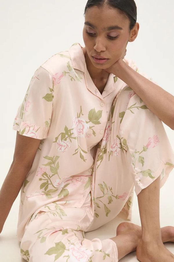 Answear Lab Pidžama Answear Lab za žene, boja: ružičasta