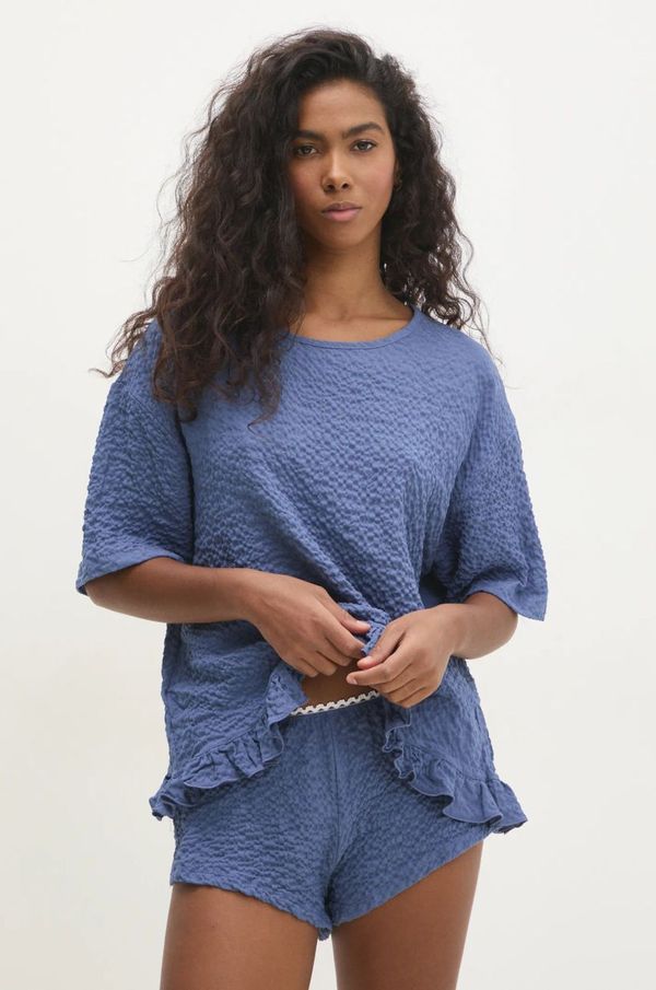 Answear Lab Pidžama Answear Lab za žene, boja: tamno plava