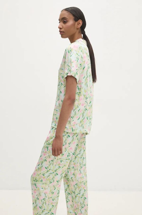 Answear Lab Pidžama Answear Lab za žene, boja: zelena