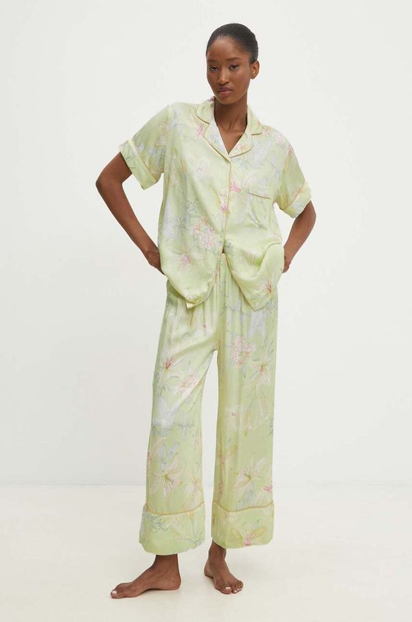 Answear Lab Pidžama Answear Lab za žene, boja: žuta