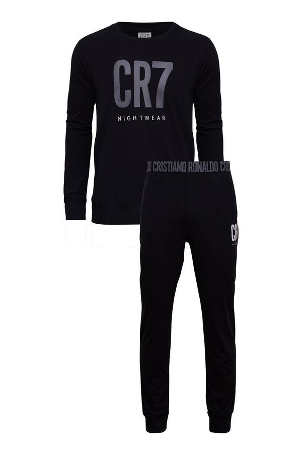 CR7 Cristiano Ronaldo Pidžama CR7 Cristiano Ronaldo muška, boja crna