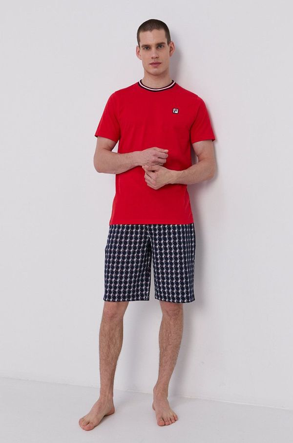 Fila Pidžama Fila za muškarce, boja: crvena