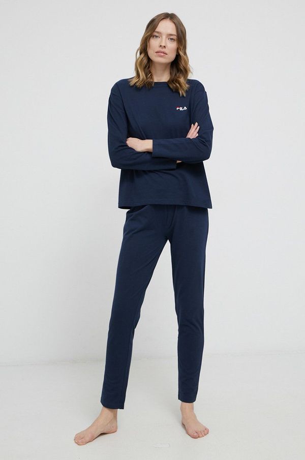 Fila Pidžama Fila za žene, boja: tamno plava