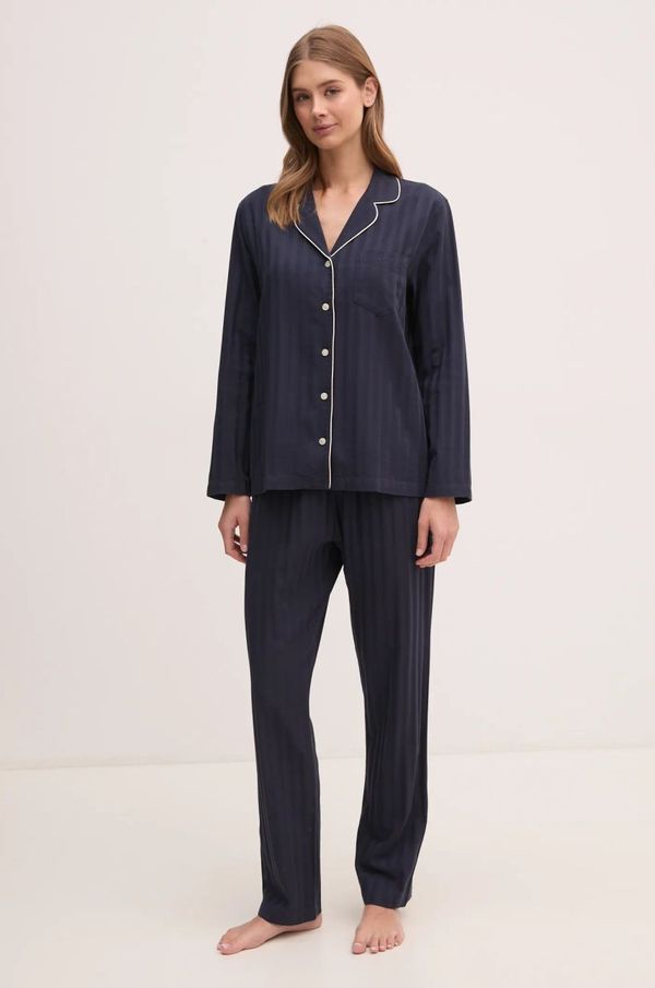 Gant Pidžama Gant za žene, boja: tamno plava, pamučna, 902444900
