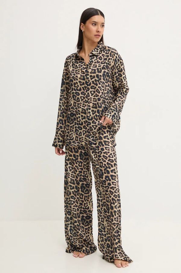 Guess Pidžama Guess za žene, boja: bež, O4BX12.WO07V