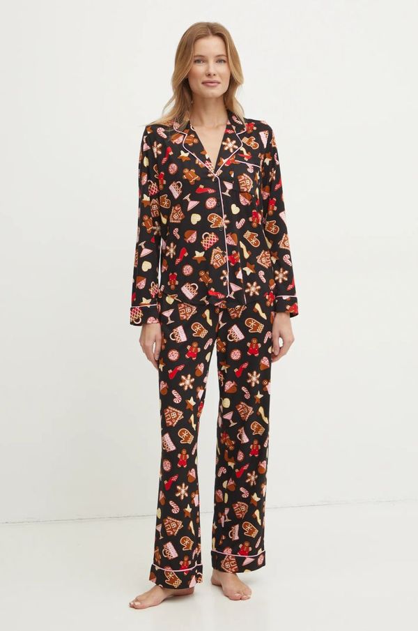 Kate Spade Pidžama Kate Spade za žene, boja: crna, KSI82719F