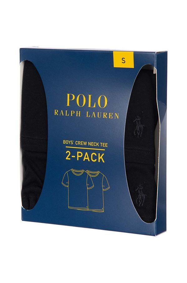 Polo Ralph Lauren Pidžama Polo Ralph Lauren 2-pack boja: crna, bez uzorka