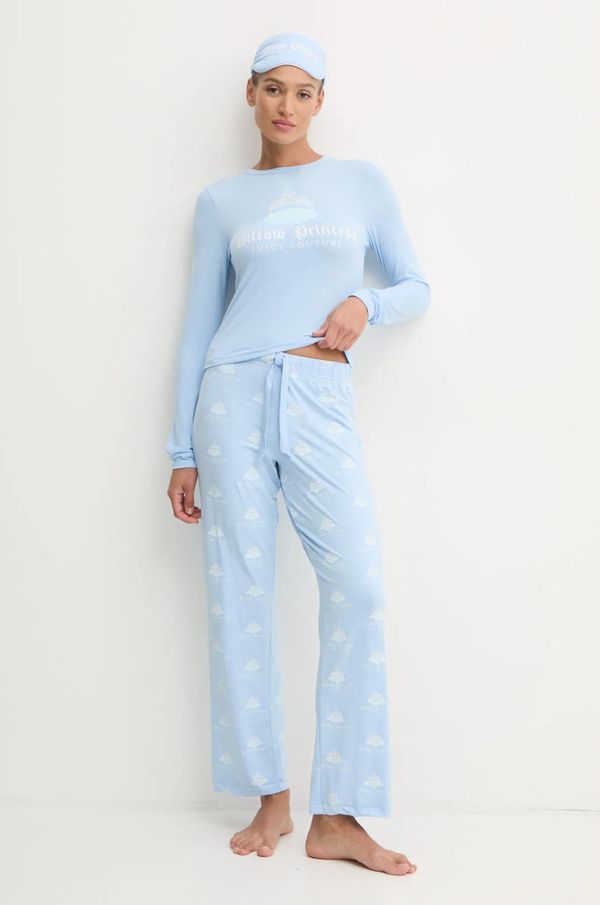 Juicy Couture Pidžama s trakom za oči Juicy Couture PILLOW PRINCESS LS PYJAMA SET za žene, JCLPJ125662