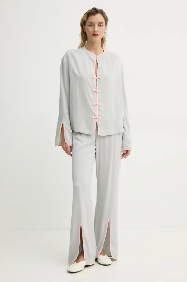 The Sleeper Pidžama The Sleeper za žene, boja: siva, LSSP03P011M