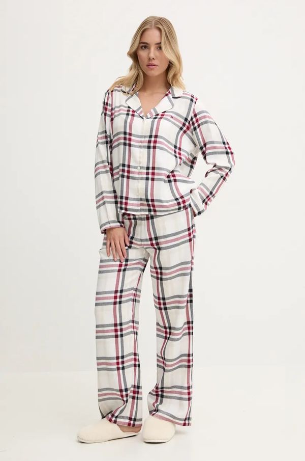 Tommy Hilfiger Pidžama Tommy Hilfiger za žene, boja: bež, UW0UW05550