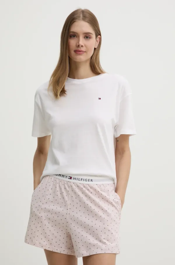 Tommy Hilfiger Pidžama Tommy Hilfiger za žene, boja: bijela, UW0UW05760