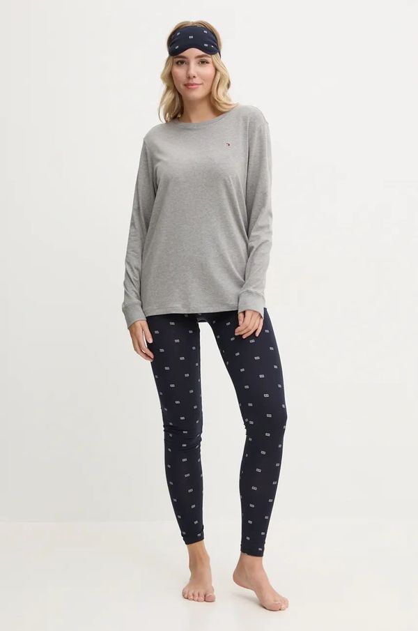 Tommy Hilfiger Pidžama Tommy Hilfiger za žene, boja: siva, UW0UW05639