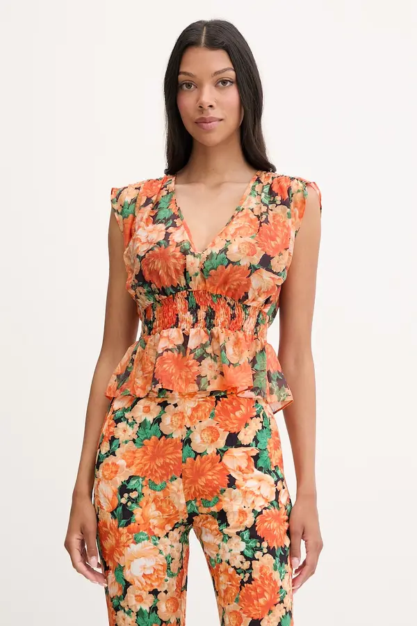 Pinko Pinko bluza s volanima za žene s lyocellom