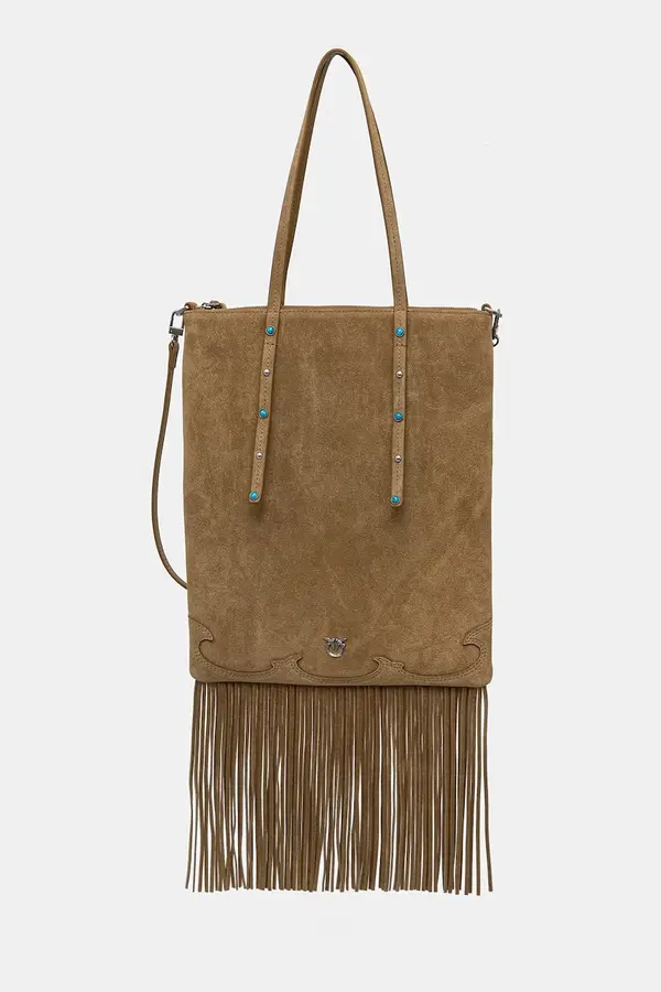 Pinko Pinko crossbody torba za žene od brušene kože