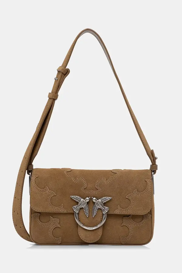 Pinko Pinko crossbody torba za žene od brušene kože