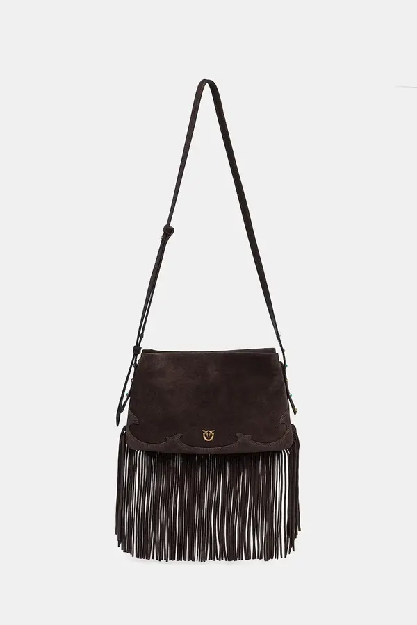 Pinko Pinko crossbody torba za žene od brušene kože