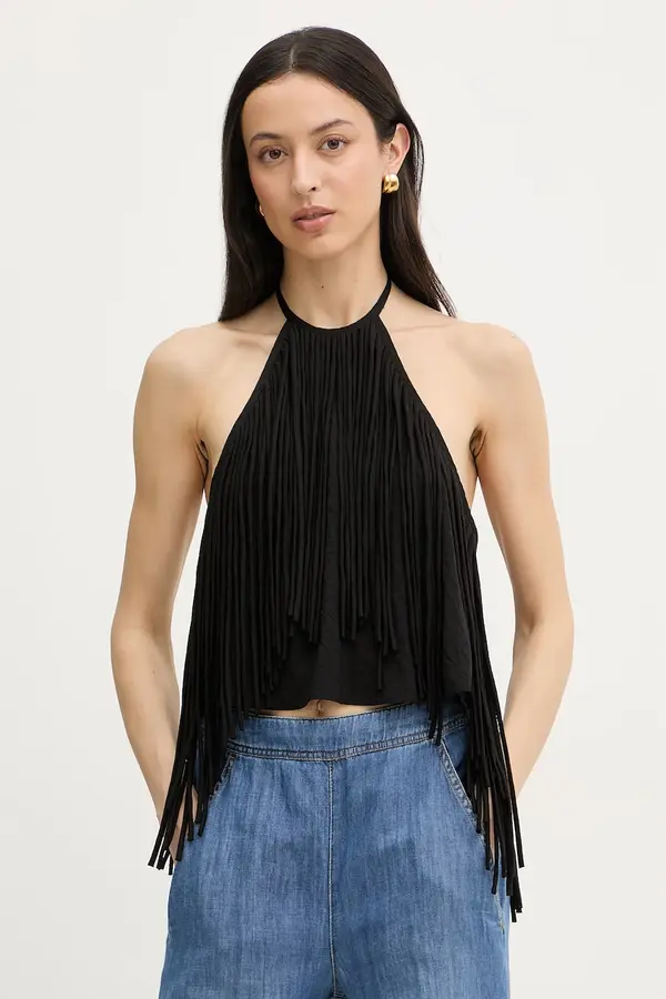Pinko Pinko halter bluza ženska viskozna