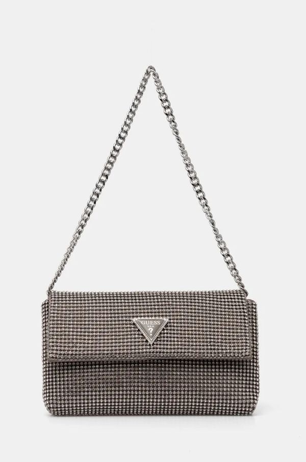 Guess Pismo torbica Guess ZALINA boja: srebrna, HWRY93 50700