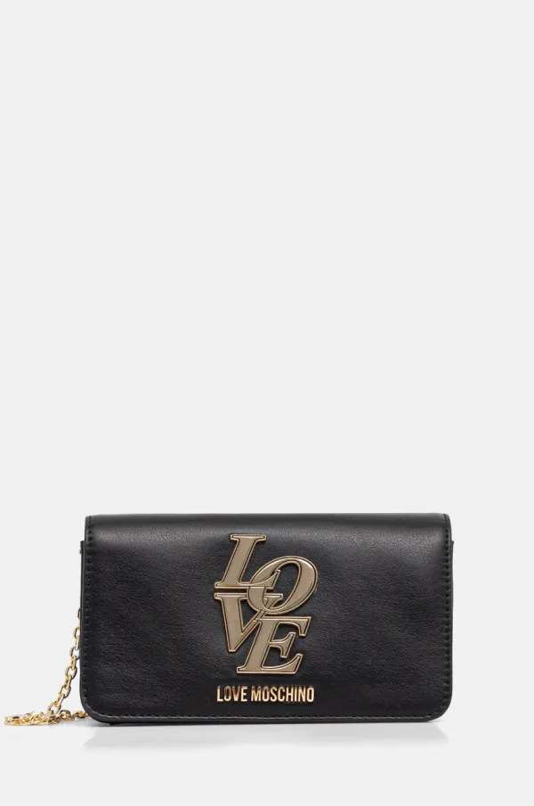 Love Moschino Pismo torbica Love Moschino boja: crna, JC5663PP1