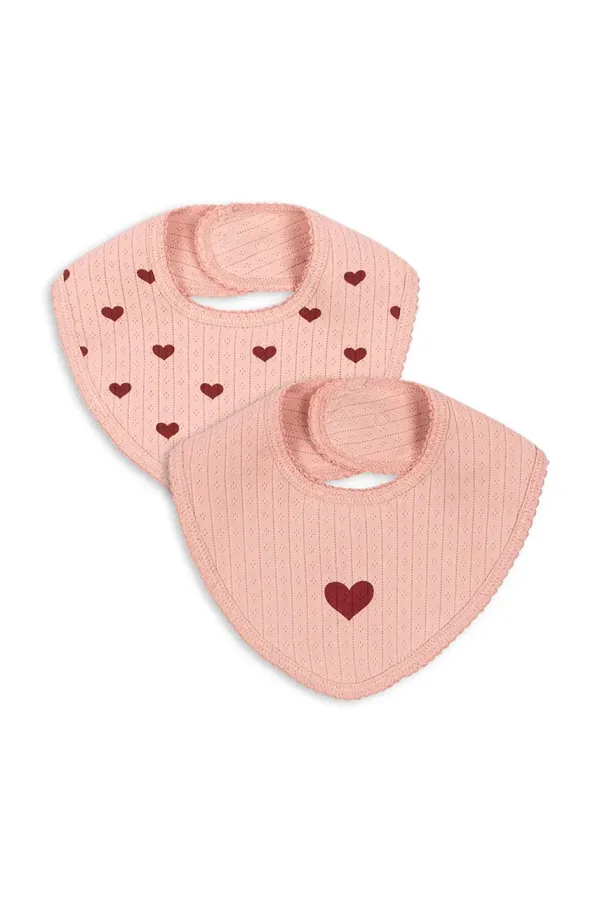 Konges Sløjd Podbradnjak za bebe Konges Sløjd MINNIE 2 PACK BIB 2-pack KS102589