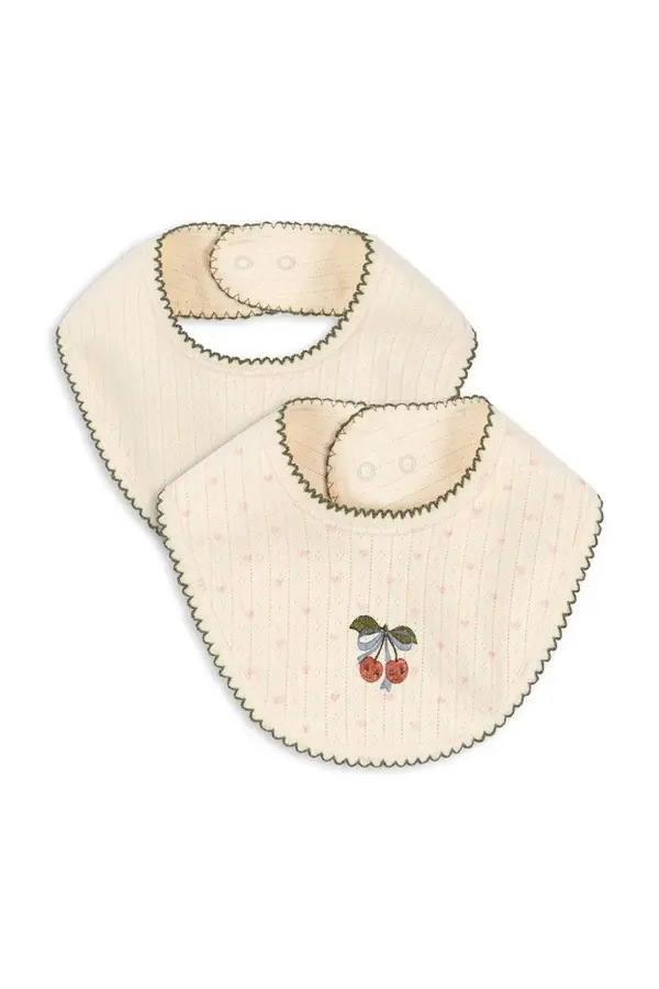 Konges Sløjd Podbradnjak za bebe Konges Sløjd MINNIE BIB 2-pack