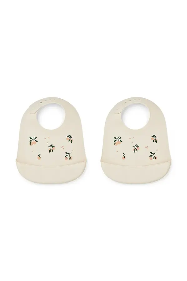 Liewood Podbradnjak za bebe Liewood Tilda Printed Silicone Bib 2-Pack