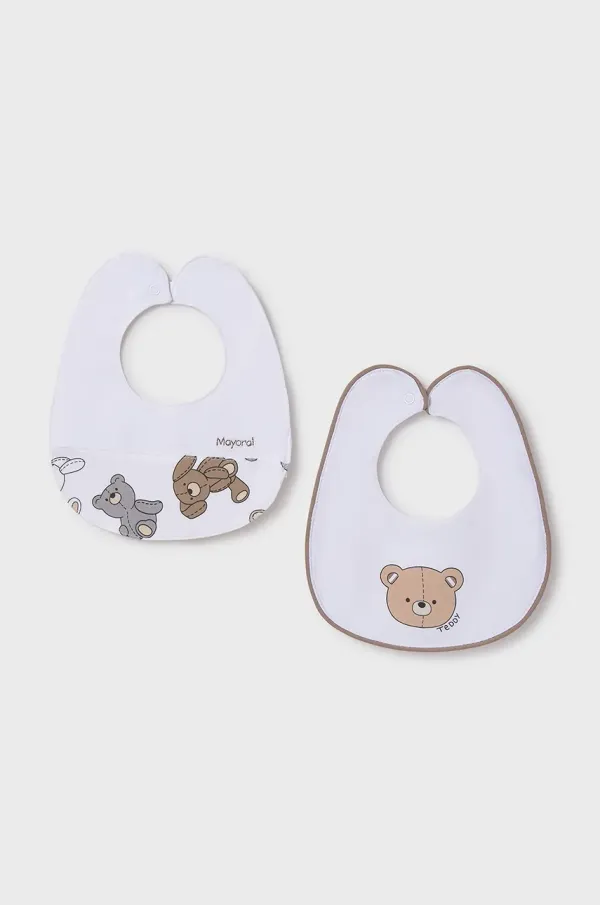 Mayoral Newborn Podbradnjak za bebe Mayoral Newborn 2-pack 9877
