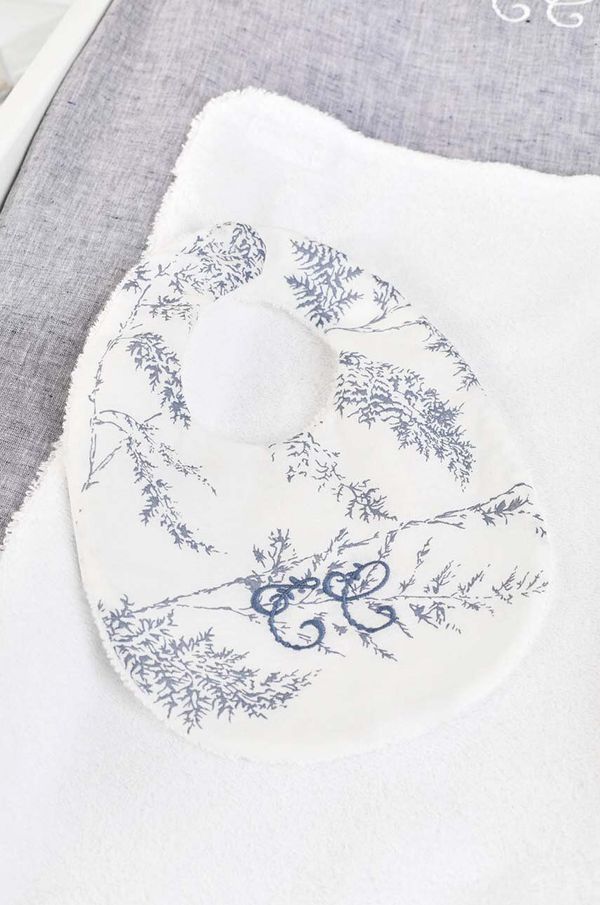 TARTINE ET CHOCOLAT Podbradnjak za bebe Tartine et Chocolat 20 x 28 cm