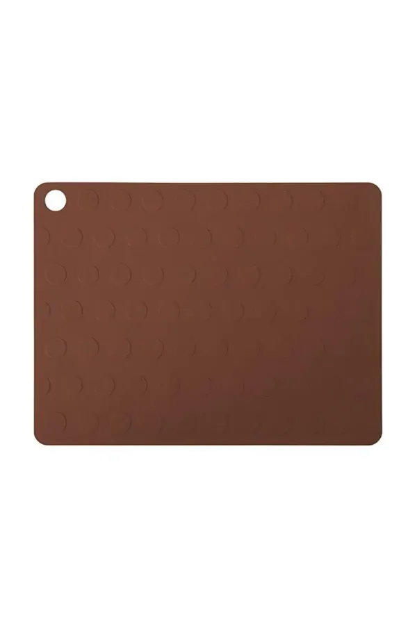 OYOY Podložak za tanjur OYOY Dotto 2-pack boja: narančasta